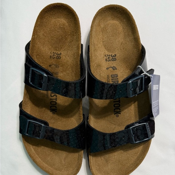 Birkenstock Black Sandals Size 38 - Picture 2 of 6